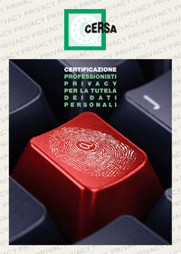 Scarica la brochure sulla certificazione professionisti privacy per la tutela dei dati personali